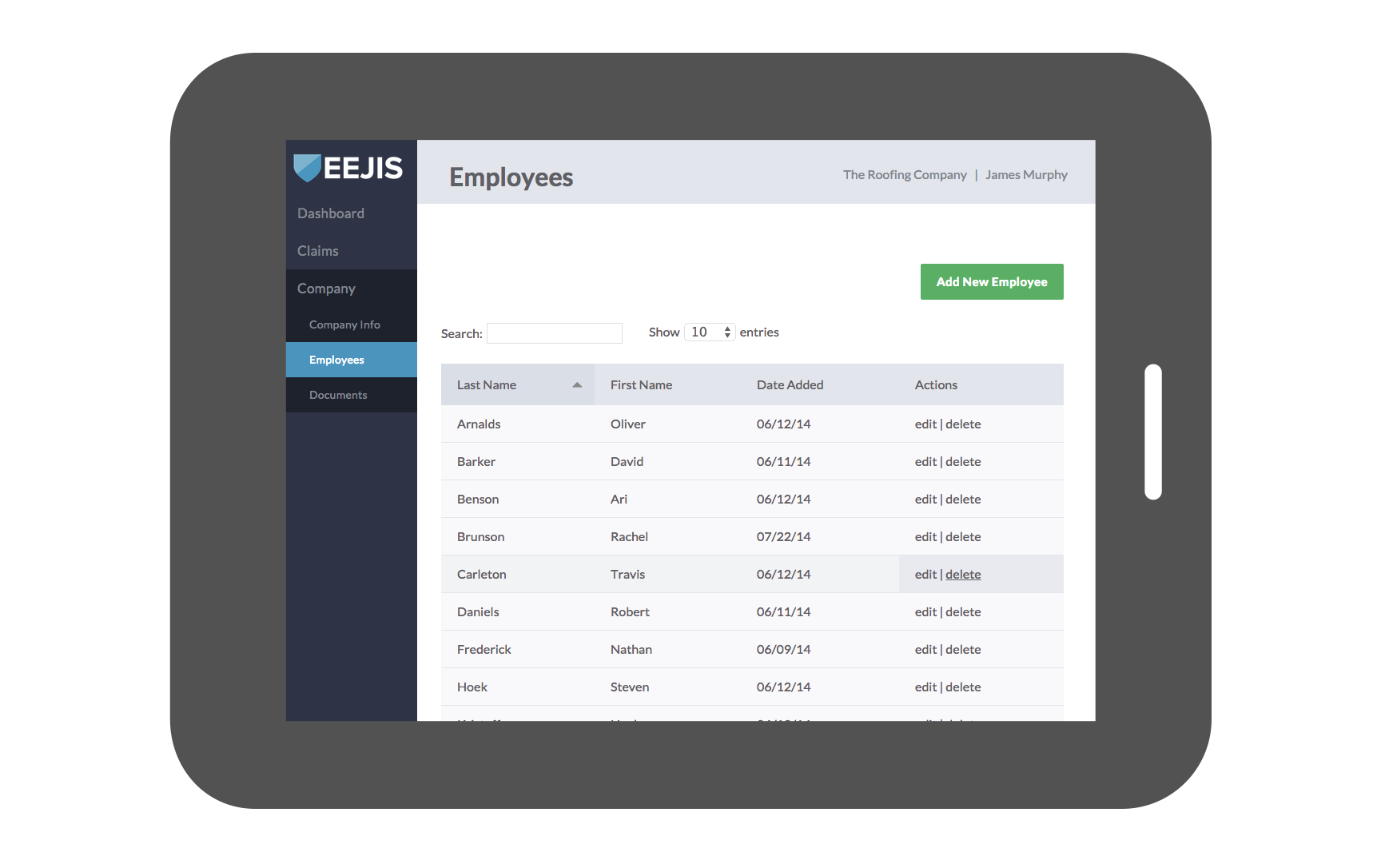 EEJIS is fully responsive, accessible from any device.